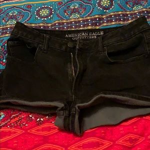 American Eagle black shorts